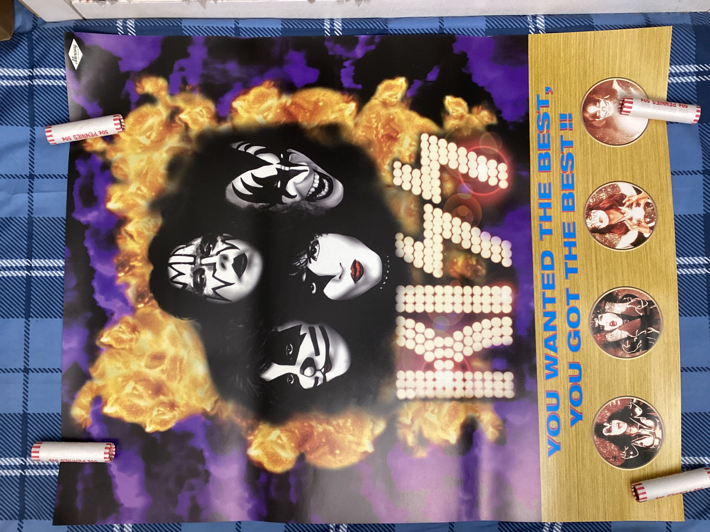 KISS 1996 Mercury Promo Poster