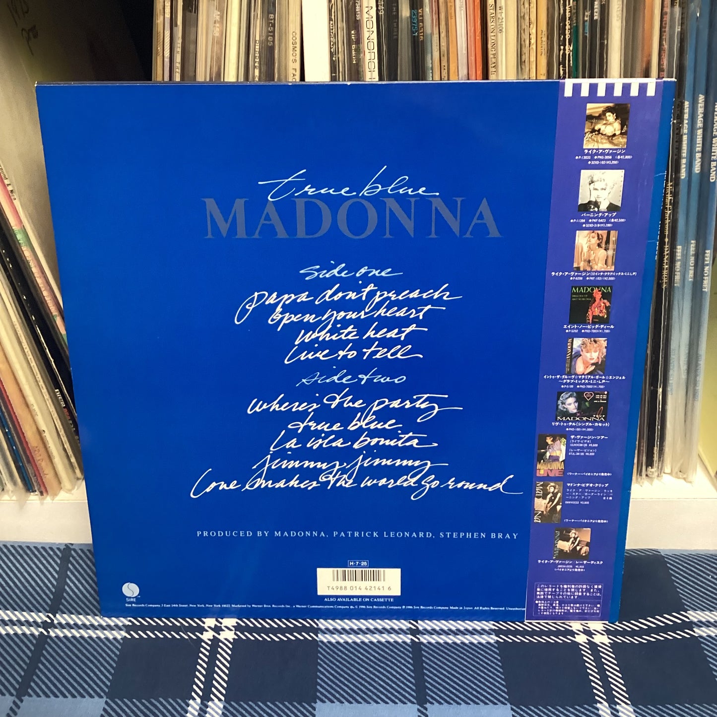 Madonna - True Blue With Poster