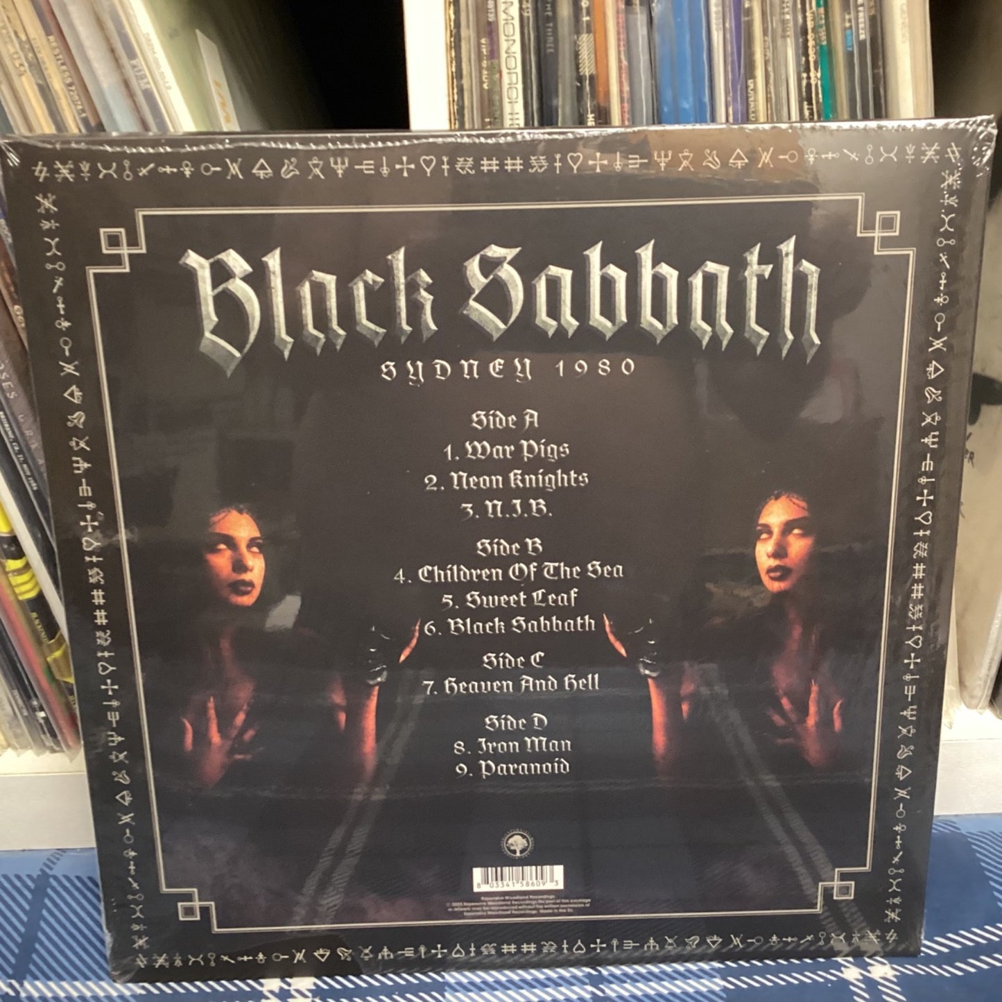 Black Sabbath Live In Sydney 1980 2 Lp set gatefold
